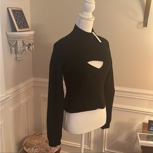 NWT Anthro Black Shrug Set M